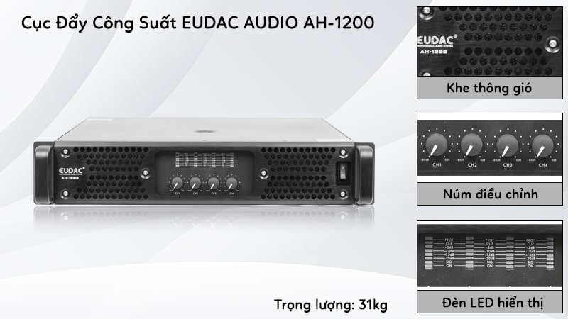 Amply Eudac Audio AH-1200