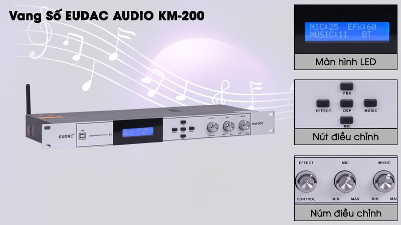 Vang Số Eudac Audio KM-200