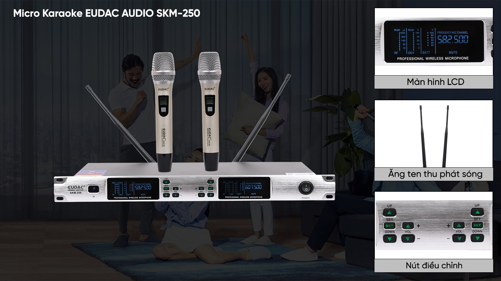 Micro Karaoke Eudac Audio SKM-250