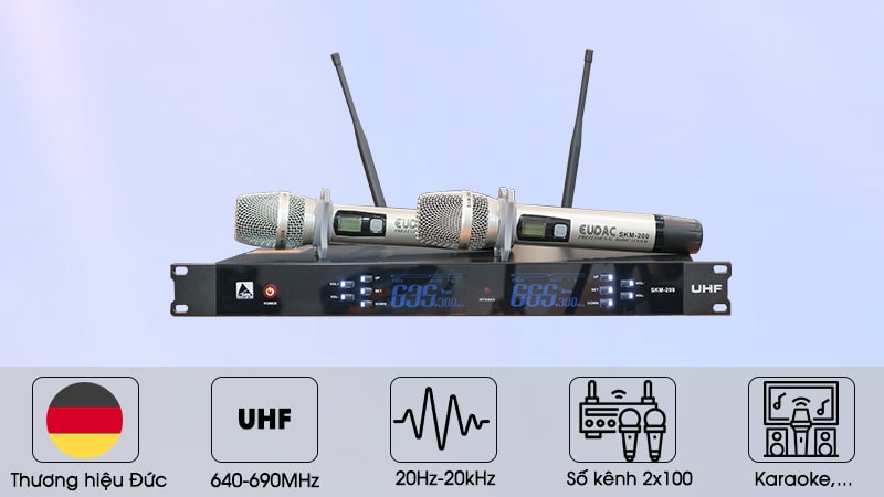 Micro Karaoke Eudac Audio SKM-200