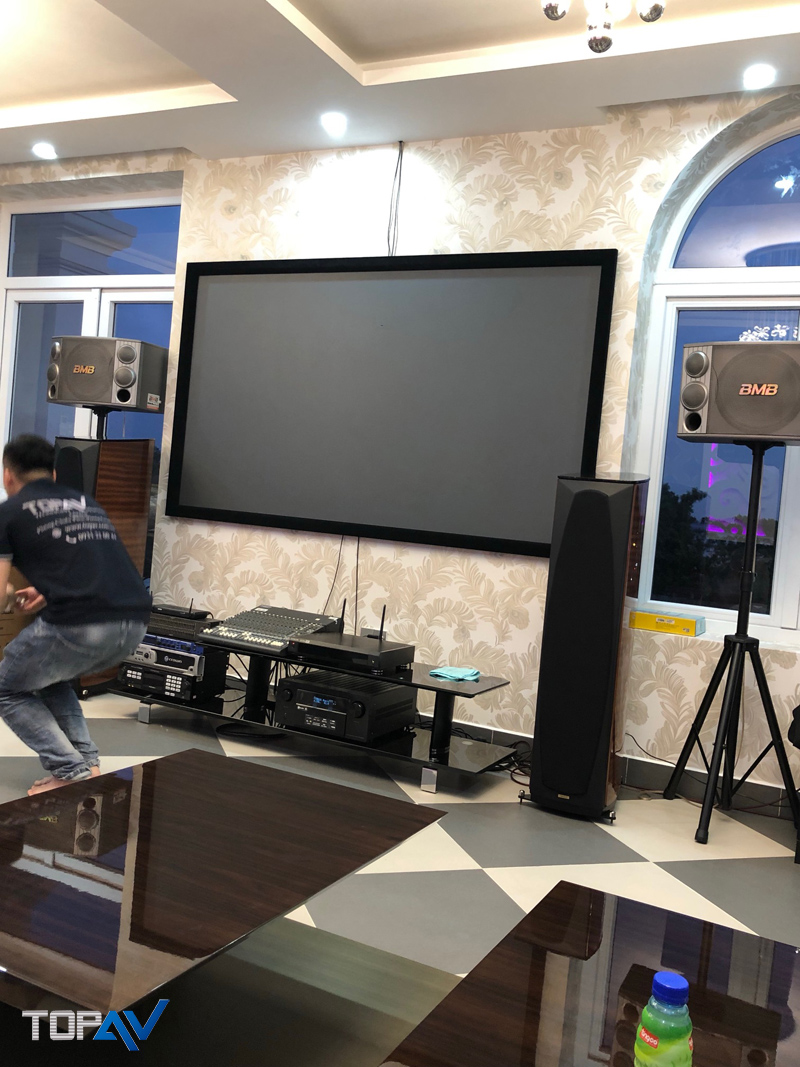 Dự Án Lắp Đặt Phòng Chiếu Phim Và Karaoke Cho Biệt Thự Tại Biên Hòa Đồng Nai